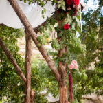 Burgundy & Pink Hill Country Wedding | Pecan Grove